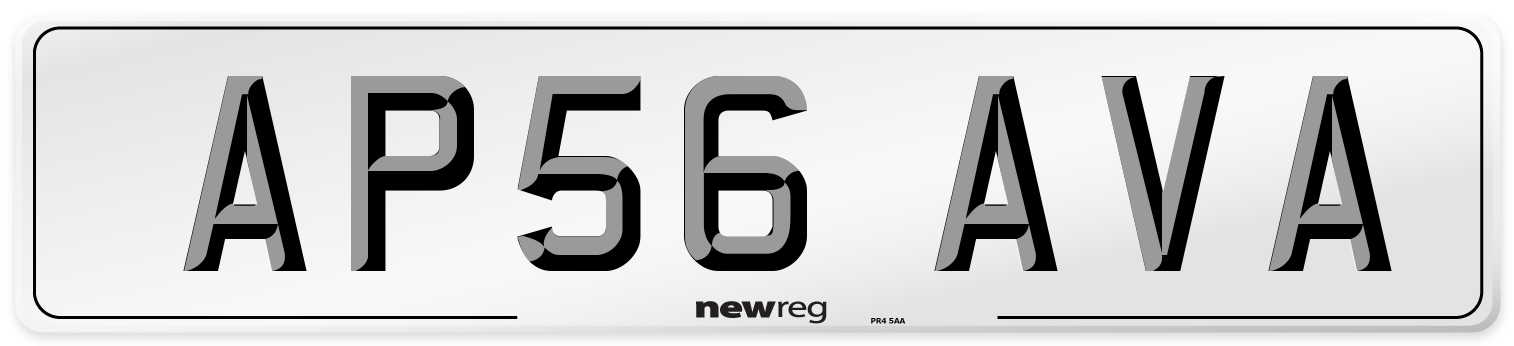 AP56 AVA Number Plate from New Reg